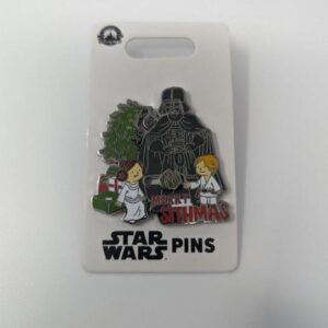 Merry Sithmas Star Wars Holiday Christmas Disney Pin Luke Leia Darth Vader
