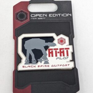 Disney Park AT-AT Pilot  Star Wars Galaxy Edge Black Spire Outpost Pin