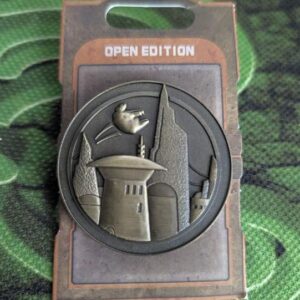 Star Wars Galaxy's Edge Black Spire Outpost Bronze Medallion Disney Pin