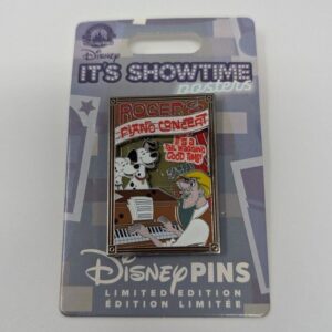 101 Dalmatians Piano It's Showtime Posters Disney LE Pin
