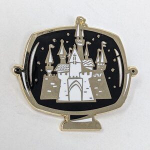 D23 Disneyland TV Series 10 Fan-tastic Years Exclusive Gold Member Pin