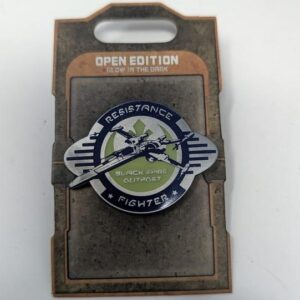 Star Wars Resistance Fighter X-Wing Glow in the Dark Disney Pin