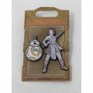 Disney Parks Star Wars Galaxy’s Edge Rey Lightsaber BB-8 Droid Trading Pin BB8