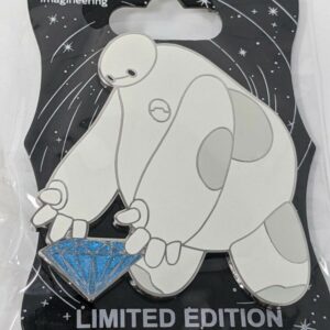 Baymax Diamond Celebration Disney Pin – Disneyland 60th WDI LE 250