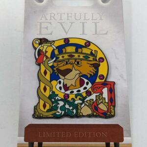 Robin Hood Prince John Sir Hiss Villains Disney Artfully Evil Series LE Pin