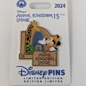 Minnie Mouse Animal Kingdom Lodge 15th Anniversary Disney LE Pin