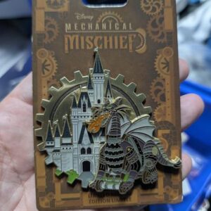 Disney Mechanical Mischief Maleficent Dragon Castle Disney Pin
