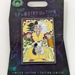 Cruella De Vil 101 Dalmatians My Transformation Story Disney Villains LE Pin
