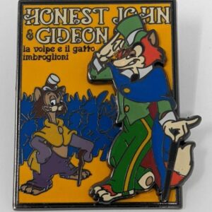 Honest John Gideon Pinocchio Disney Villains Artfully Evil LE Pin