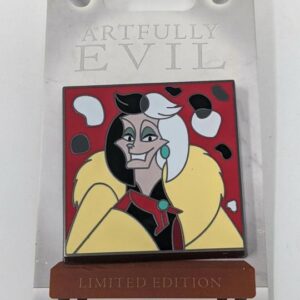 Artfully Evil Cruella De Vil Disney Pin 101 Dalmatians LE