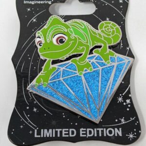Pascal Diamond Celebration Disney Pin – Disneyland 60th WDI LE 250
