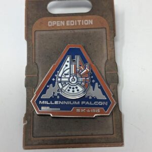 Star Wars Millennium Falcon Triangle Badge Disney Pin