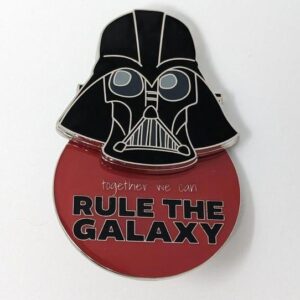 Darth Vader Helmet Together We Can Rule The Galaxy Star Wars Disney LR Pin