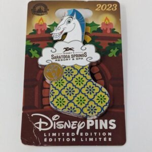 Maximus Tangled Saratoga Springs Resort Disney Holiday Christmas Stocking LE Pin
