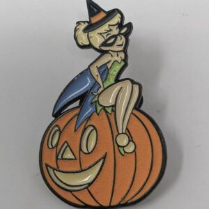 Tinker Bell Witch Jack-O-Lantern Disney Pin – D23 LE 1250