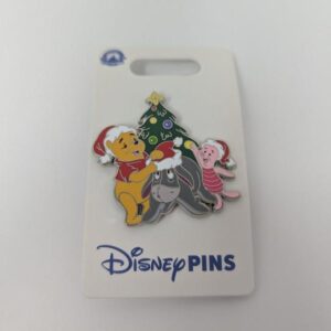 Winnie The Pooh Piglet Eeyore Christmas Tree Disney Holiday Pin