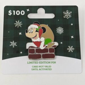 Santa Minnie Mouse Disney Pin Christmas Holiday LE Pins 2020