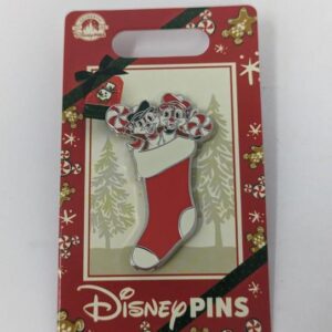 Chip And Dale In Stocking Holiday Cheer Christmas 2022 Disney Pin