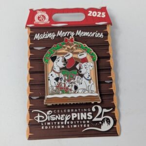 101 Dalmatians Making Merry Memories Disney LE Pin