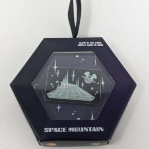 Space Mountain GITD 2021 Disney Holiday Gifting LR Pin