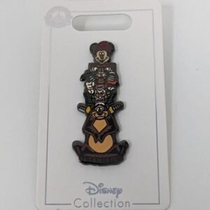 Mickey Goofy Donald Humphrey The Bear Totem Pole Disney Pin