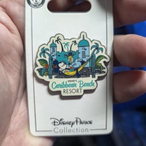 Disney's Caribbean Beach Resort Mickey Mouse Hammock Disney Pin