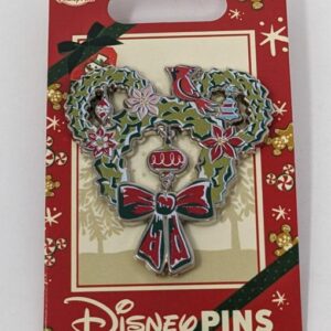 Holiday Cheer Christmas 2022 Mickey Icon Wreath Disney Pin