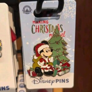 Santa Mickey Mouse Making Christmas Magical Disney Holiday Pin