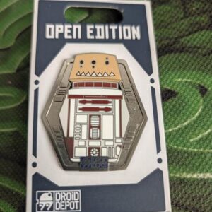 Star Wars Galaxy's Edge Droid Depot R5 Schematic Disney Pin