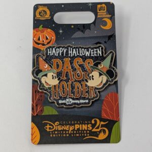 Mickey and Minnie Halloween Passholder Disney Pin – LE
