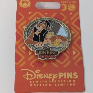 The Lion King 30th Anniversary Scar Simba Disney LE Pin