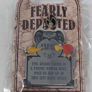 Jafar Fearly Departed Disney Pin – Aladdin Villains LE