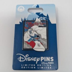 Stitch and Yeti Matterhorn Bobsleds 65th Disney LE Pin
