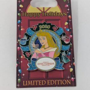 Aurora Sleeping Beauty Grand Floridian Resort Happy Holidays LE Disney Pin