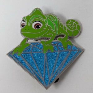 Pascal Diamond Celebration Disney Pin – Disneyland 60th WDI LE 250