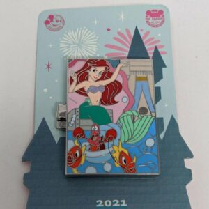 Ariel Passholder Quarterly Mosaic Hinged Disney Pin – The Little Mermaid LE