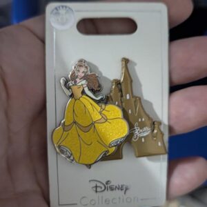 Belle Beauty And The Beast Disney Princess Castle Pin