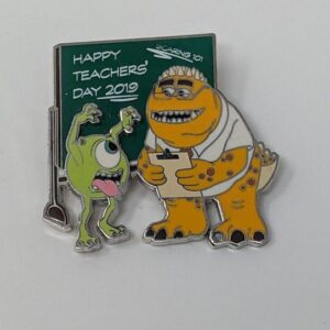 Mike Wazowski Happy Teachers Day Monsters Inc University Disney LE Pin