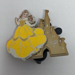 Belle Beauty And The Beast Disney Princess Castle Pin