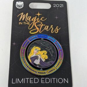 Aurora Sleeping Beauty Magic The Stars Virgo Disney LE Spinner Pin