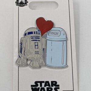 R2-D2 Loves Trash Can Star Wars Disney Pin