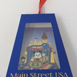 Mickey Mouse Main Street USA Trolley 2021 Disney Holiday Gifting LR Pin