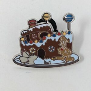 Donald Duck Disney Character Gingerbread House Holiday Mystery Box LR Pin
