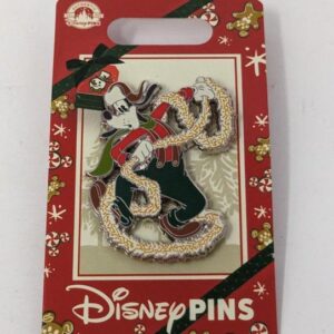 Disney Parks Christmas Holiday Goofy Pin Garland Goofy The Dog