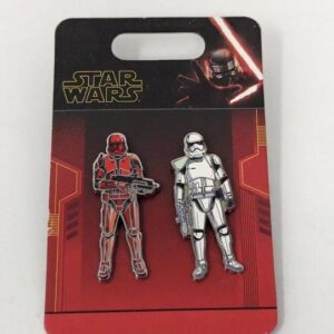 Star Wars The Rise of Skywalker Stormtrooper and Sith Trooper Pin Set